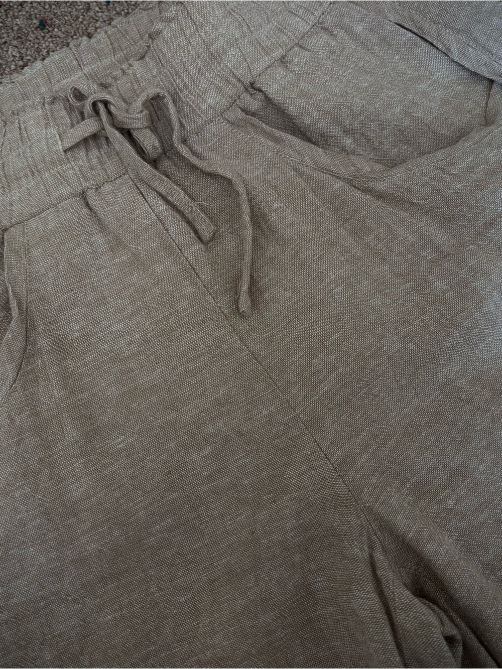 Maison d’ Ame’lie Slight Barrel Leg Linen Pants ✨ - Picture 4 of 5